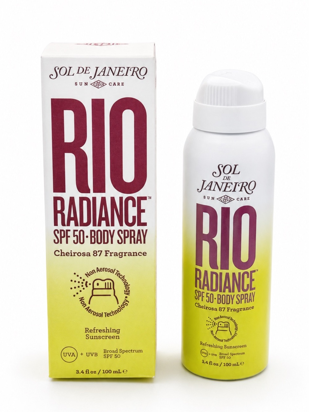 Sol de Janeiro Rio Radiance SPF 50 Body Spray Cheirosa 87 3.4 oz NIB